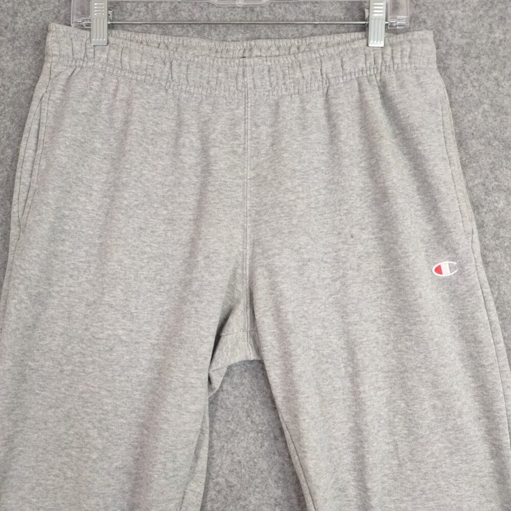 Champion Pants Mens Sz M Sweats Gray Sweatpant Joggers Active Gym Runners 27" - Picture 3 of 14